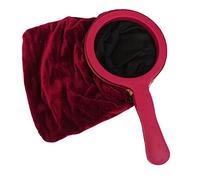 Tiuimk Magic Change Bag for Vanishing, Appearing and Restoring Items - Wine Red Velvet Fabric with Two Compartments