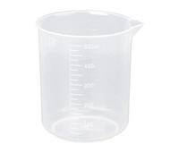 Tiuimk Plastic Beaker 500ml, Laboratory Test Graduated Measuring Cup, High Temperature and Corrosion Resistant