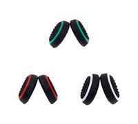Tiuimk Universal Non-Glowing Dual Color Button Caps for PS4/PS3/PS2 Controllers - White, Red, Green