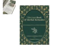 Tiuyii Herbal Remedies Book The Healing Power Of Plant for Health Enthusiast, Colored Inner Pages Contains Colored Images