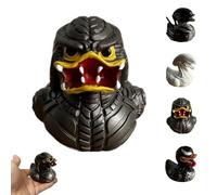 Tiuyii Horror Alien Duck Statue Gothic Satan Duck Figurine Special-Shaped Ducks Sculpture Wicked Punk Resin Ornament for Halloween Home Desktop Decoration
