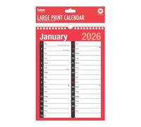 TIVADI 2026 Wall Desktop Planners and Calendars (2026 Month To View Calendar A4 Large 2 Column Spiral Bound Wall Planner)