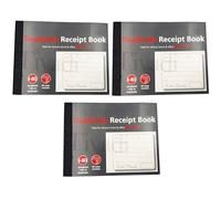 TIVADI Duplicate Receipt Book, Cash Book, A6 Size, 80 Pages, Numbered 1-80, 1-6 Pack Size (TIVADI Duplicate Receipt Book, Cash Book, A6 Size, 80 Pages, Numbered 1-80, Pack of 3 Books, 3, Count)