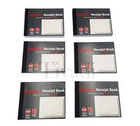TIVADI Duplicate Receipt Book, Cash Book, A6 Size, 80 Pages, Numbered 1-80, Pack of 6 Books