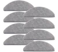 Tivcroxs 8 Pack Black PC Mop Pads Compatible with iRobot Roomba Combo i5, i5+, j5, j5+ Robot Vacuum Cleaner, 8 Pack Washable and Reusable Mop Pads