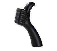 Tivezlor Bathroom Sink Tap Single Hole, Modern Unique Thumb Faucet Brass, Single Handle One Hole Bathroom Tap for Vanity,Black