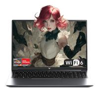 Tivique 2025 Gaming Laptop - 15.6 Inch FHD with Ryzen 7 7730U Processor up to 4.5GHz (beat i7-1260P) 8C/16T - 16GB RAM DDR4x2 512GB M.2 SSD, HDMI,BT5.2, USB3.2,Type-C,Privacy, 65W Fast Adapter, WiFi 6