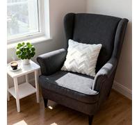 Tivleed Double Sided Fluffy Pillow Cover, True White 18x18 Inch 45x45cm Reversible Faux Fur Cushion Cover for Sofa & Bed, Luxury Plush Throw