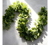 Tivleed Fake Ivy Garland, Dense Faux Vines with Thickened Stems - Artificial Ivy Leaves Garland for Party Wedding Home Wall Decor, 12m Total Length, Waterproof (5 Pack)