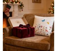 Tivleed Floral Butterfly Cushion Covers 45x45cm, White Garden Throw Pillow Covers for Sofa Bed Patio Decor