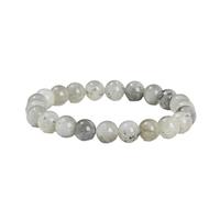 Tivleed Handmade Moonstone Bracelet - 8mm Natural Crystal Stone Beads for Anxiety Relief & Inner Peace, Unisex Jewellery for Daily Wear, Social Events and Wellness Enthusiasts