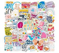 Tivleed Kindle Stickers, Journal Stickers, Motivational Stickers 50 Pack - Waterproof Inspirational Vinyl Decals for Adults, Laptop, Water Bottle, Bullet Journal & Scrapbooking