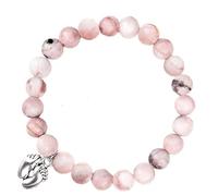 Tivleed Pink Zebra & Sole Pendant Bracelet - Unique Mum to Be Gift, Symbolic Keepsake for Pregnancy Milestones, New Mum Present for Women