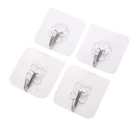 Tivleed Sticky Hooks, Adhesive Hooks, Sticker Hooks for Hanging, 40P Single-Sided No Drilling, Stick On Hooks for Hanging Wall, Reusable Removable for Kitchen Bathroom Shower Outdoor Home Decoration