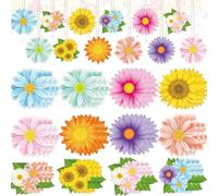 Tivleed Summer Tree Decorations for Home Wooden Hanging Ornaments 12Pcs for Indoor Home Mantle Fireplace Parties Celebrations and Birthday Weddings Housewarming Summer Ornaments Party Supplies