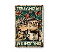 Tivleed Vintage Wall Art, Metal Signs, Vintage Decor, Retro Sign "Every Little Thing Is Gonna Be Alright" 20x30cm/12 * 8 Inch Hippie Style Home Club Coffee Wall Decoration (Lovers)