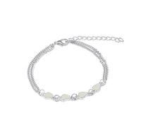 Tivleeed Interlinked Heart Bracelet - Cherished 40th Birthday Gift for Ladies, Minimalist Commuting Accessory, Sophisticated Jewellery for Milestone Celebrations