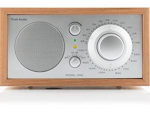 Tivoli Audio Classic Model One Radio FM/AM Radio (Cherry/Silver)