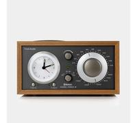 Tivoli Audio Model Three Bluetooth Clock Radio with USB-A and USB-C Charging Ports (Cherry/Metallic Taupe)
