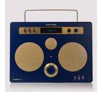 Tivoli Audio Songbook MAX, Premium Bluetooth Sound System with FM, 1/4" Auxiliary Input and Built-in Preamp (Blue/Gold)