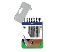 TIVOLY 10863870014 Clipster Box C11 8 Wood with 3 Rim Tips Containing Diameter 2-3-5-6-7-8-10-10 10 mm Flat