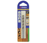 TIVOLY 10864021200 Wood Drill Bit with Cylindrical Shaft, Heavy Duty Diameter 12mm Boxes