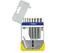 Tivoly 10900270034 B23 Set of 8 Concrete Drill BIT