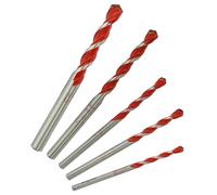 Tivoly 10913070002 Set of 2 in 1 Technic Concrete Tiles, Red, Grey, Set of 5 Pieces