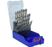Tivoly 11452070017 T-Box of 25 Metal Drill Bits HSS Diameter 1 to 13 mm x 0.5 mm