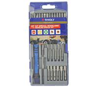 TIVOLY 11501570025 Set of 27 Precision Hexa Screwdriver Bits 4 Inch