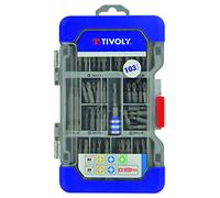 TIVOLY 11501570045 Set of 103 Short and Long Screwdriving Bits