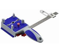 TIVOLY - Drilling Guide for Wooden dowels - Jig for Making Wood Assemblies with trunnions - Drilling Ø 6/8/10 mm - Maximum Thickness of The Wooden Board: 50 mm