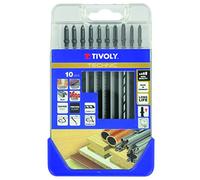 Tivoly XT505570002 Jigsaw Blades, Grey, Set of 10