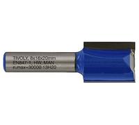Tivoly XT60642067840 Straight Router Bits | 2 Diamond Cut Cutters Diameter 16 mm, Blue