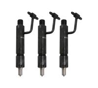 Tivora 3PCS Fuel Injector Compatible with John Deere Tractor 655 755 756 855 856, MIA880416, Steel, Alloy Steel Body, Fuel Injector, 6 Ports, SAE J1926 Connection