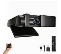 Tivroco 4K Webcam for pc - Web Cam with Microphone - Privacy Cover - Plug and Play - Autofocus - 10x Zoom - Ultra Compact USB Laptop Web Camera - Suitable for Laptops/Desktops/Zoom/Teams (4K)