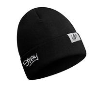 TIVUNORON KPOP Knitted Beanie, Stray Kids Embroidered Hat, Unisex Adults & Children, Black, Medium (36-60cm), One Size Fits Most