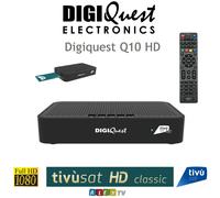 Tivusat Digiquest Classic Q10 HD Italian Decoder + ACTIVATED Smartcard