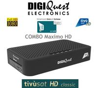 Tivusat Digiquest COMBO HD Maximo with Activated Tivusat Card for Italian TV