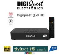 Tivusat Digiquest Q30 HD USB PVR 1TB Italian Decoder + ACTIVATED Smartcard