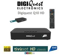 Digiquest Decoder Tivùsat Classic Q10, Nero