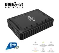 Tivusat HD Satellite Receiver with Active Card for Italian TV RAI and Mediaset