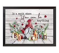 Tiwabb Stamped Cross Stitch Kits,Gnome Counted Cross Stitch Kits for Adults Beginners,Full Range of Cross-Stitch Stamped Kits Needlecrafts for Home Wall Decor Cross Stitch Patterns 11.8x15.7inch