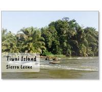 Tiwai Island, Sierra Leone, Fridge Magnet