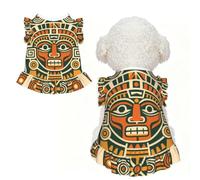 Tiwanaku Pattern S Pet Apparel for Small Dogs-Cute Summer Outfit for Puppy, Soft Breathable Pet Clothes for Cat