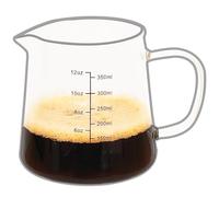 TIWPAJS Espresso Cups12OZ, Espresso Accessories, Expresso Shots Cup, Glass Measuring Cup, Milk Frothing Pitcher, Frother Cup, Creamer Container, Coffee Bar Accessories
