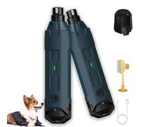 tiwuuyo Pawyzie Pet-Friendly Nail Silent, Professional Painless Paws Grooming & Smoothing Tool for Large, Medium and Small Dogs (Dark Blue-2PCS)