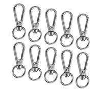 TIXIPEM 10pcs Lobster Claw Clasps 1.6 x 0.6in Zinc Alloy, Gun Black