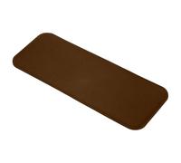 TIXIPEM 12.4 x 4.9IN Felt Base Shaper [1PC] - Purse Liner Board Insert Arc Corner Use for Tote & Backpack & Purse Organizer - [Brown-6mm Thic] Bag Bottom Shaper Pad