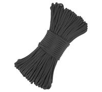 TIXIPEM 1PCS Guyline Camping Paracord 4 mm 102FT 7 Strands 550LB, Black